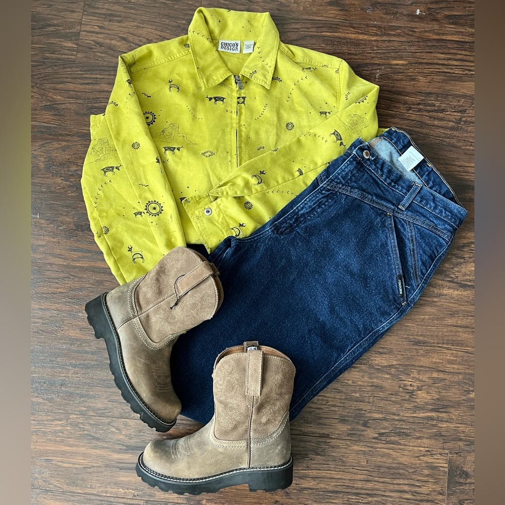 Rockies Vintage 80s High Waisted Western Jeans